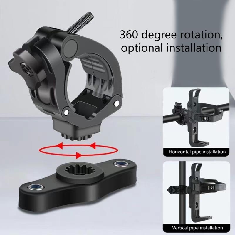 Universeller Getränkehalter Fahrrad Wasserflaschenhalter, 2 in 1 Fahrrad Wasserflaschenhalterungen, Fahrradbecherhalter, Wasserflaschenhalter