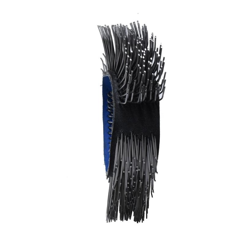 High Performances Air Powered Rotary Wire Wheel Brush For Rusts Paint Removal Metal Surfaces Cleaning 103mm Diameter
