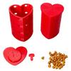 Annoying Gift Box with Screws 3D Printed Heart-shaped Present Box Hilarious Money Card Container Prank Gag Gift for Valentine's Day Birthdays