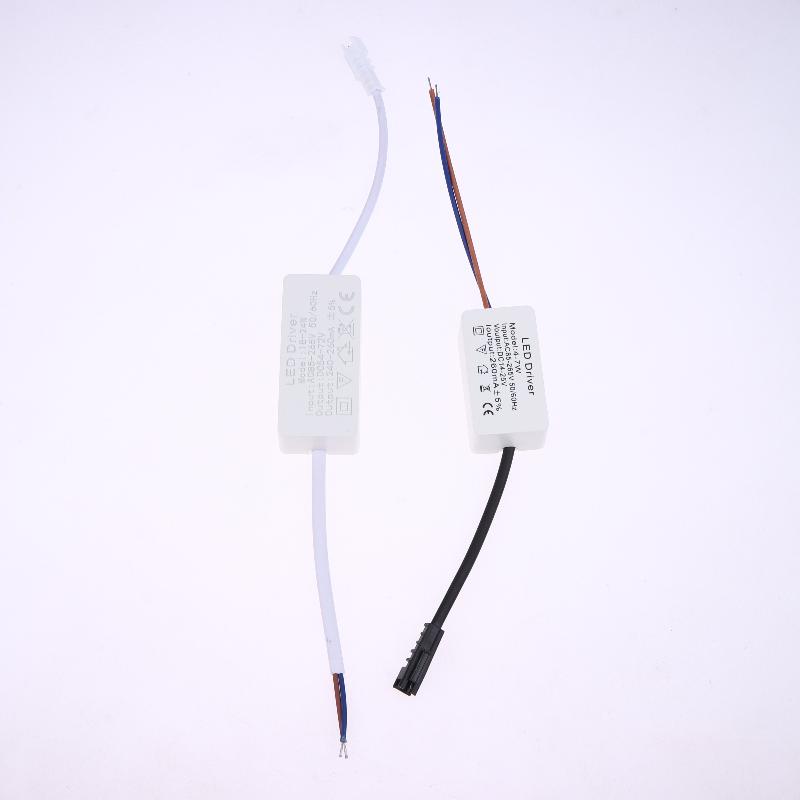 1 sztuka 1-3W 3-5W 4-7W 8-12W 12-18W 18-24W Izolowany Sterownik LED Zasilacz Regulowany Stałe Napięcie 260mA Transformator Oświetleniowy