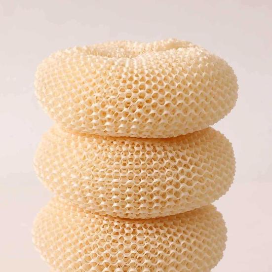 Pot Brush with Steel Ball Head Anti-Slip Grip Hanging Hole Long Handle Dishes Scrubber Kitchen Cleaning Tool