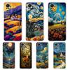 Transparent Phone Case for Redmi 13C 12C 10C Note 13 12 11 11T K40 Gaming Plus Pro 4G 5G Soft TPU Cover Shell Oil Painting Art