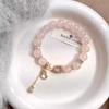 Gold Powder Family Natural Grapefruit Powder Bracelet Light Luxury Noble Powder Crystal Gourd Bracelet Premium Gift Light Luxury Niche