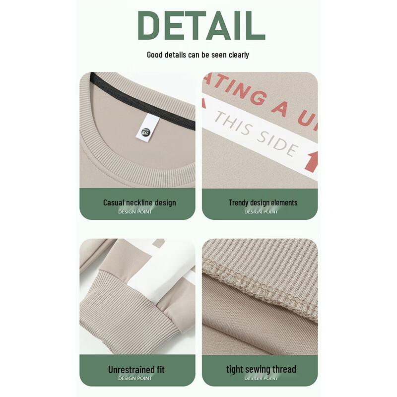 Wassup Sohot Men's Casual Long Sleeve Round Neck Sweatshirt