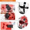 Breathable Taekwondo Helmet Gear Transparent Mask Taekwondo Mask Taekwondo Helmet  Protective Gear