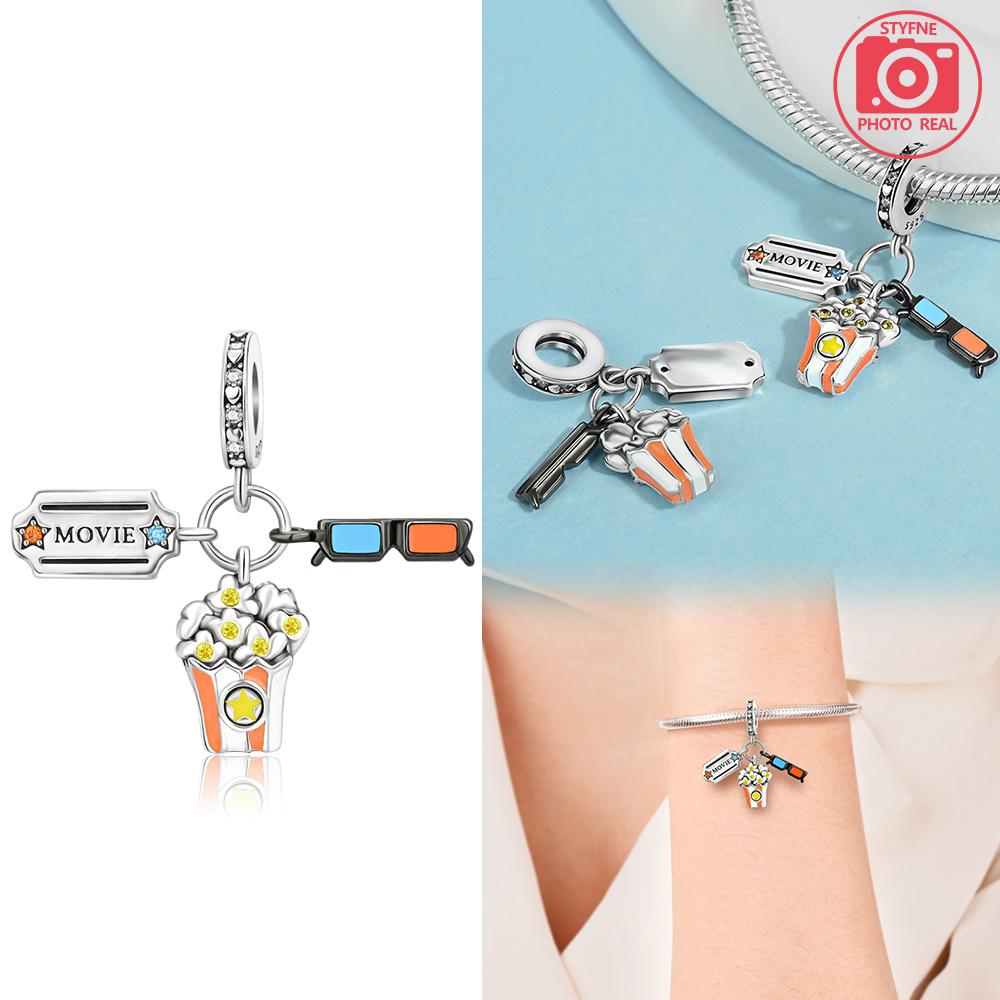 Charms Plata Match 3 Piece Pendant Set Copper Colors For Charms Copper Colors Original Bracelet For Jewelry Making
