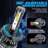 2Pcs H4 LED Headlight H11 Canbus 20000Lm 6000K 4300K 3000K 3 Color Changing Front Light Bulbs H8 9005 HB3 9006 HB4 9012 Hir2 H27 880 881 Auto Fog Lamp
