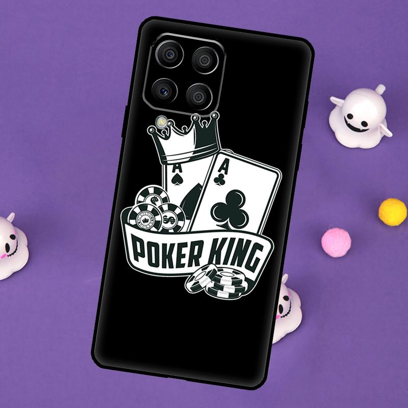 Poker Cards Cover For Samsung Galaxy M32 M52 M12 M13 M33 M23 M53 M15 M55 M31 M51 M14 M34 M54 M20 Case