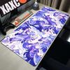 Fioletowa Fala Podkładka pod Mysz Abstract Design Podkładka na Biurko Artystyczna Podkładka pod Mysz Z Antypoślizgową Gumową Podstawą Obszyta Krawędź Podkładka na Biurko do Pracy