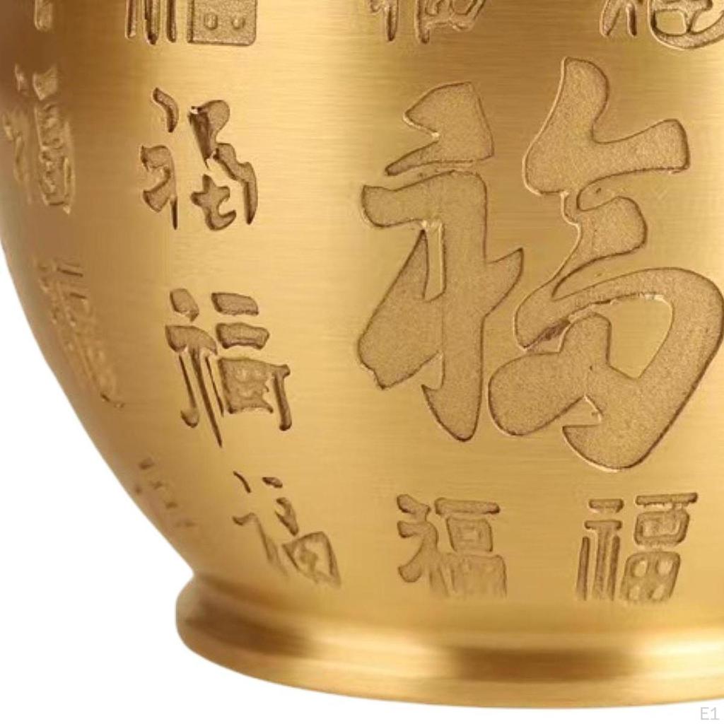 Schatzschale Feng Shui Dekor Tischmittelstück Reichtum Geld für Restaurant Einweihung Frühling