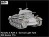 IBG 1/35 Scale German Panzer II Ausf. B Turret with Interior Plastic Model Kit PB35079
