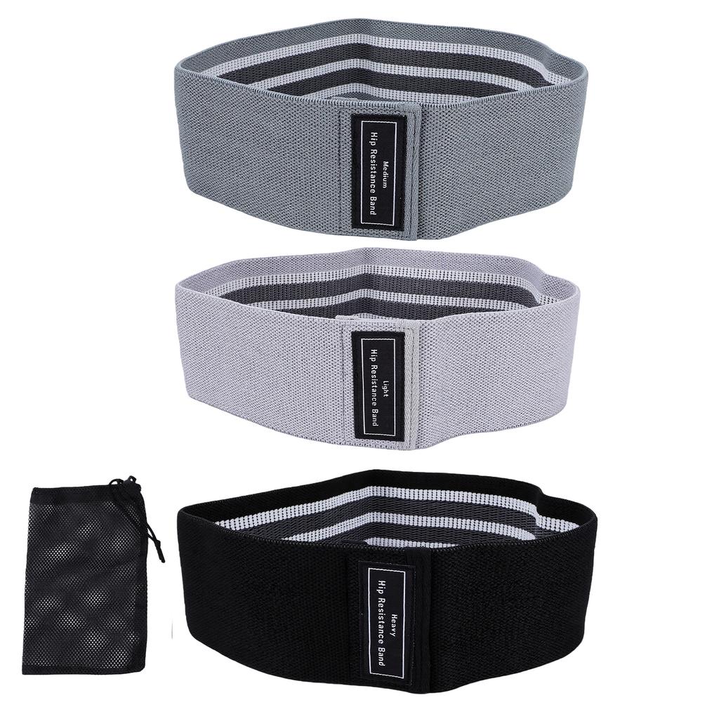 Resistance Bands 3 Levels Non Slip Versatile Exercise Bands with Training Guide Carry Bag