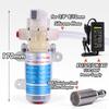 70W Food Grade Diaphragm Water Pump Kit 110-240V Power Supply Hygienic Silicone Hose Self-priming Pump w/ Switch for