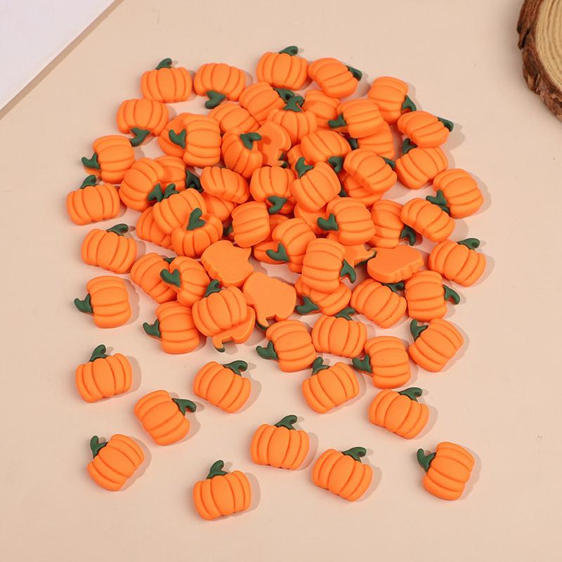 20/50Pcs Mini Resin Pumpkins Miniatures Fake Vegetables for Thanksgiving Day Autumn Home DIY Craft Decoration Halloween Supplies