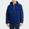 Adidas Originals Cord-Hoodie Colorblock Sportjacke Herrenjacke Dunkelblau IS9571