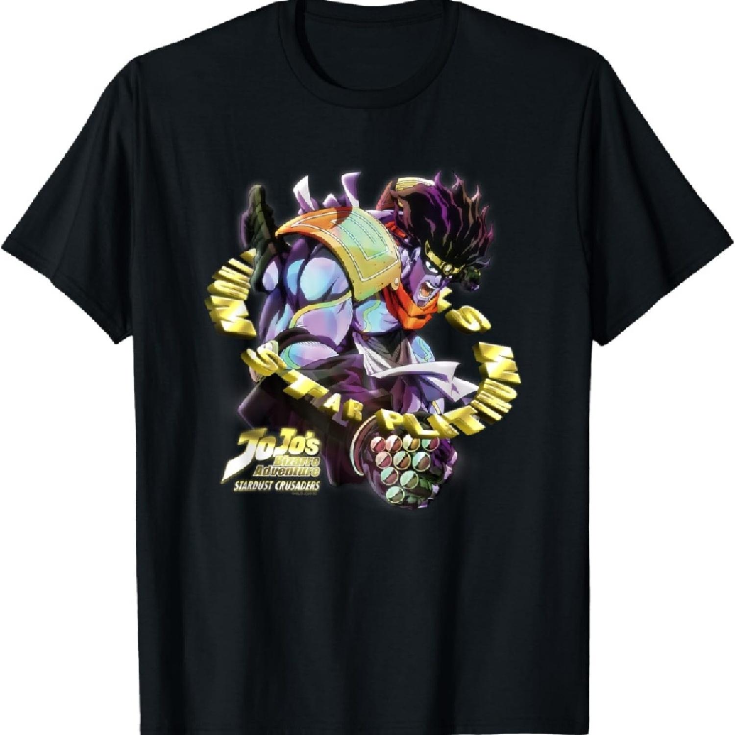 

Футболка JoJo s Bizarre Adventure Stardust Crusaders Star Platinum XXXXXL чёрный