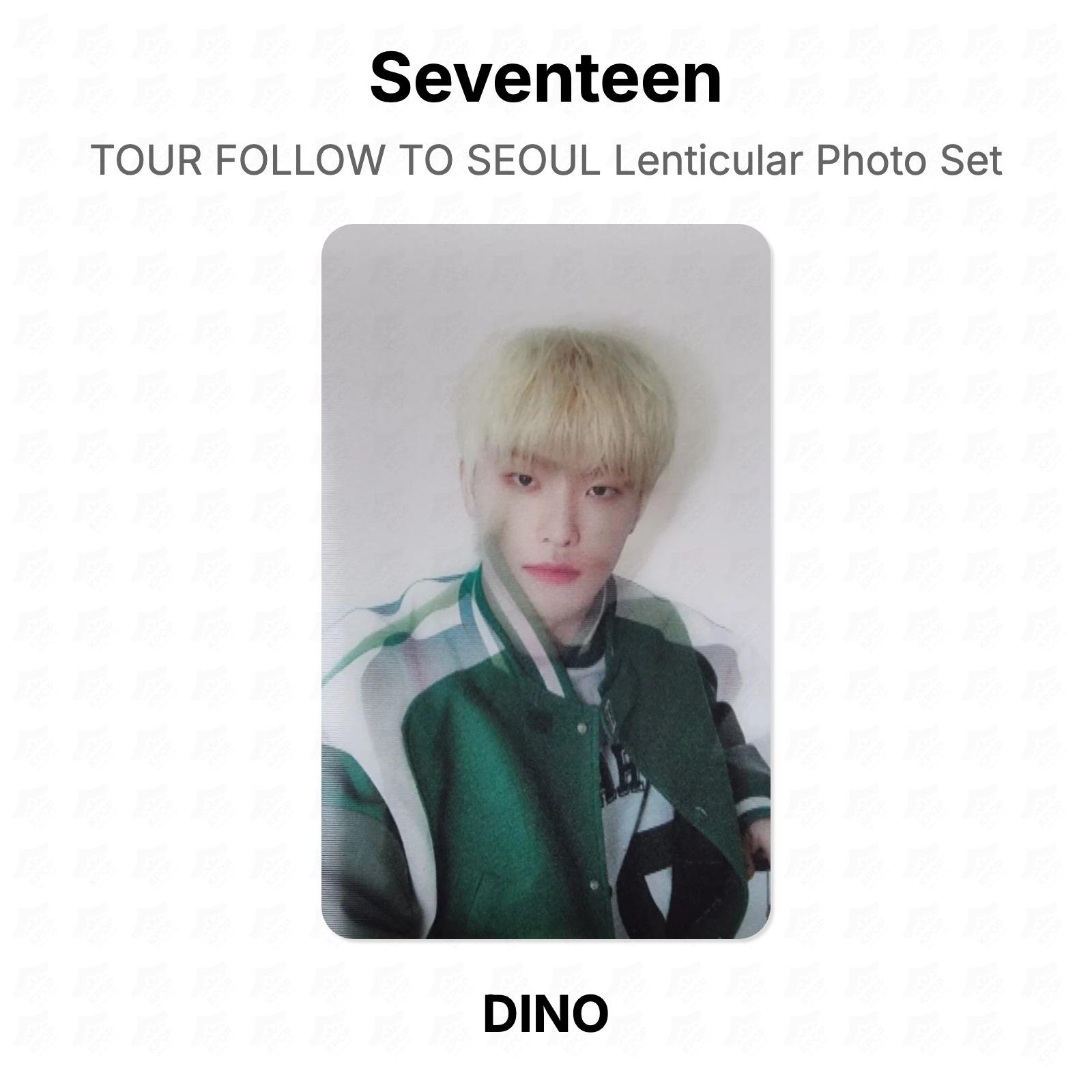 Seventeen TOUR FOLLOW TO SEOUL Lenticular Photo Set Official Photocard DINO