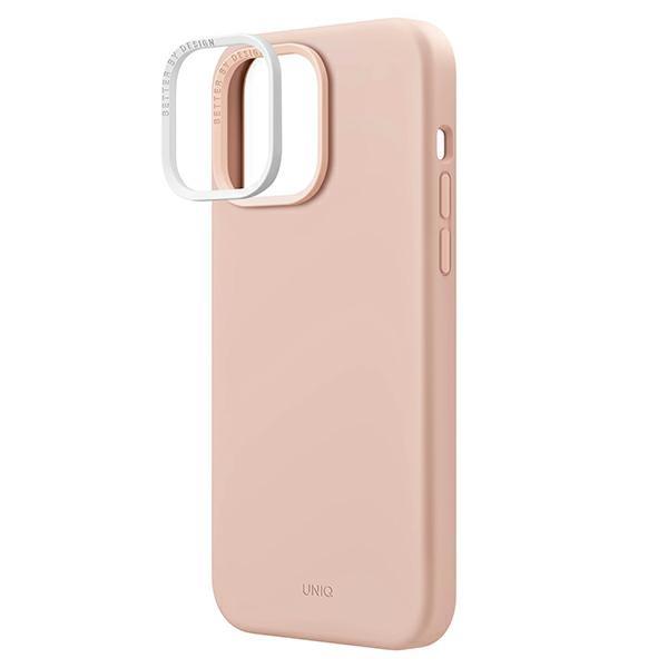 Etui do iPhone 14 Pro Max UNIQ Lino Różowe