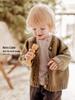 Xika Ti Boys' Wool Knit Cardigan - Stylish Children's Sweater for Autumn/Winter 2025