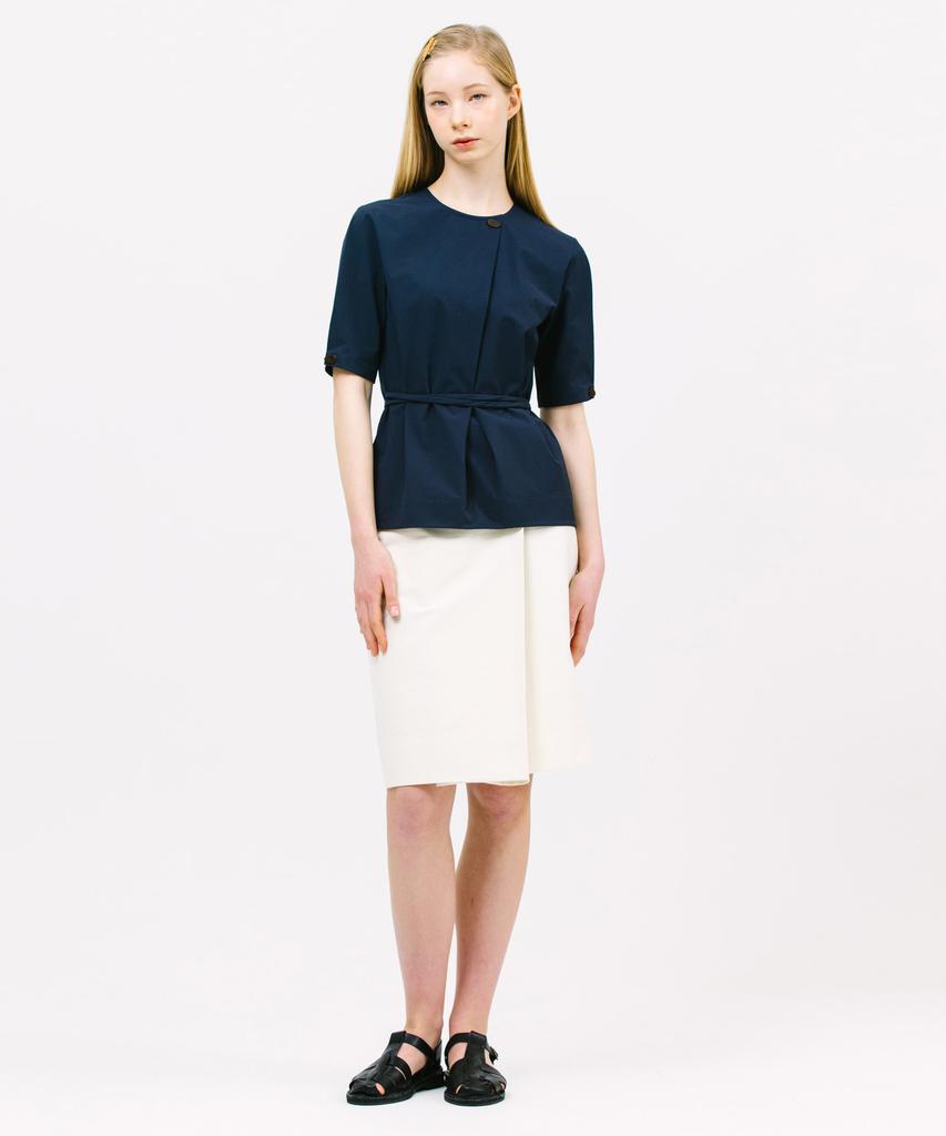 JUN BY JUN K Easy Drape Skirt_Ivory