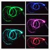 1Pc Rechargeable LED Fiber Optic Dance Whip 360° Swivel Super Bright Light Whips