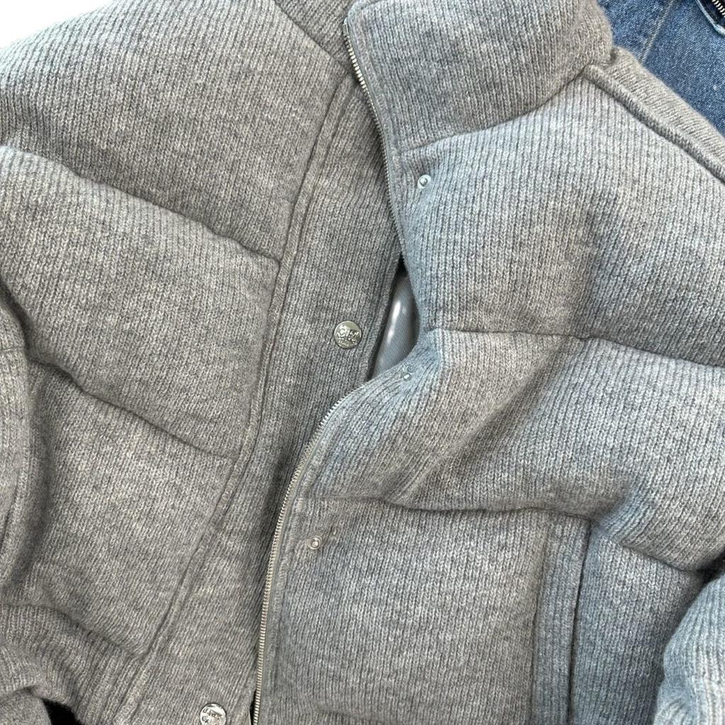 Women's Autumn and Winter Plus Size Short Warm Stand Up Collar Coat Padded and Thickened Loose Zip Section of The Cold Jacket