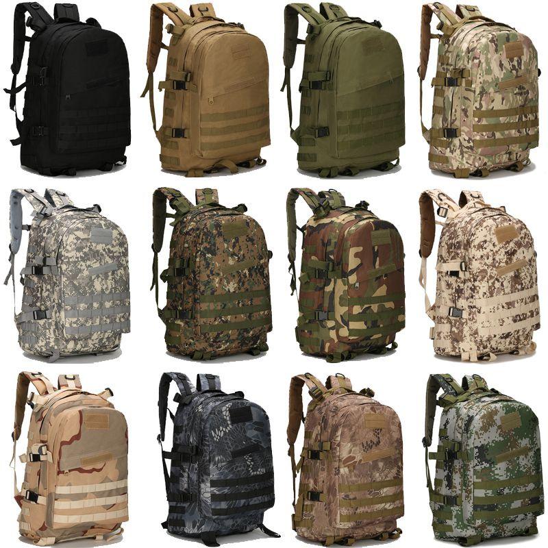Military Tactical 40l Shoulder Backpack Rucksack Hiking Camping Trek Bag Outdoor