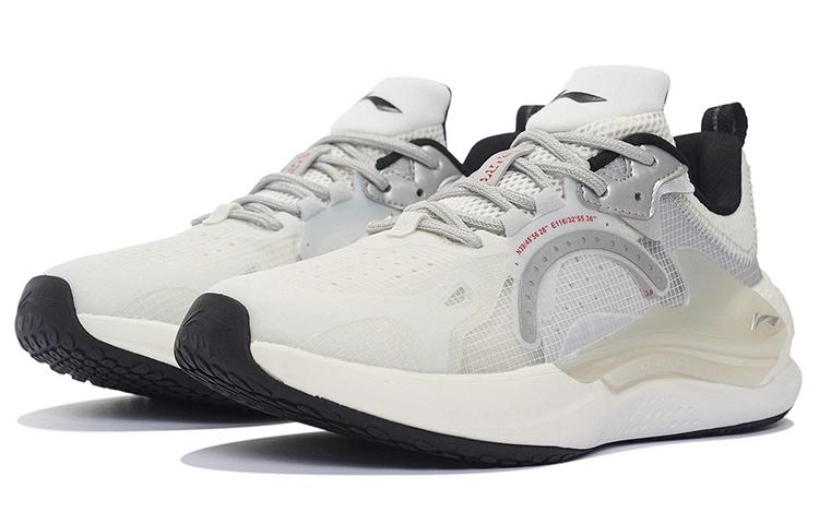 Li Ning Spark Trendy Rebound Low top Sports Casual Shoes Men's White Silver AGLS061-2