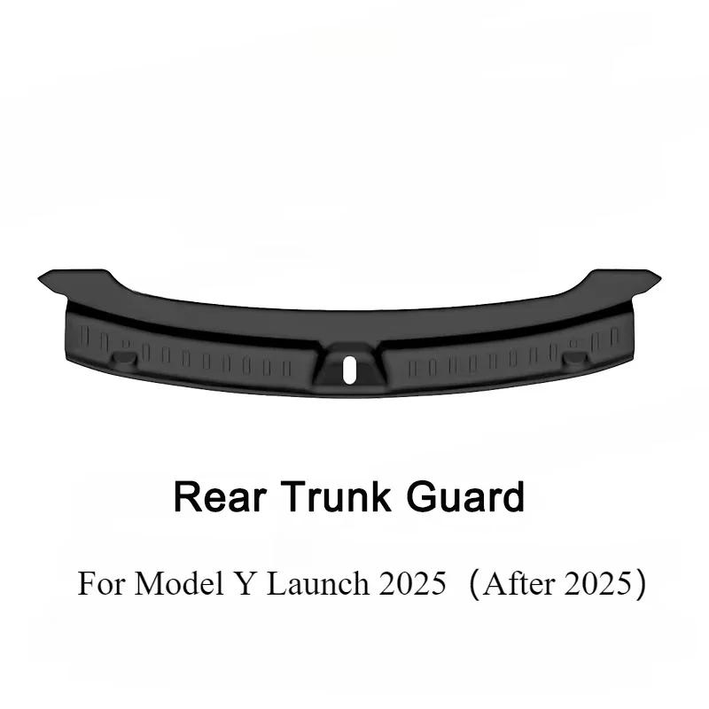 TPE Trunk Guards for Tesla Model Y Juniper 2025 Rear Trunk Door Sill Protector Cargo Threshold Sill Cover Car Rear Bumper Guards