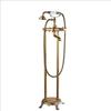 Brass Floor Standing Bathtub Shower Faucet Swivel Spout Bathroom shower faucet Mixers Taps Standing Bathtub Faucet