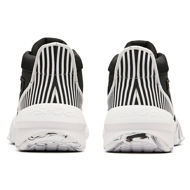 Anta Basketball Collection Mid Top Basketball Shoes Men's Black White 112011621S-1