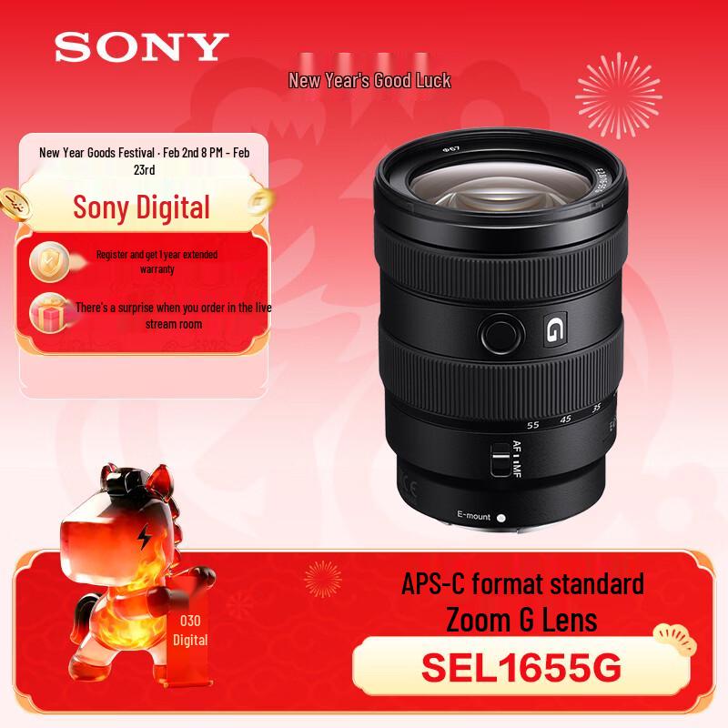 Sony E 16-55mm F2.8 G APS-C Standard Zoom Lens