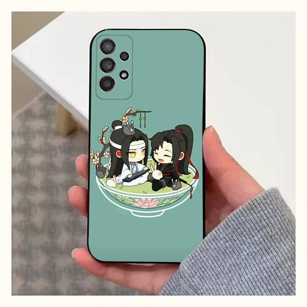 Cartoon Mo Dao Zu Shi Case For Samsung S22,S21,S9,S25,S24,S23,Ultra,FE,S20,S10,Plus,Lite,Soft Silicone Black