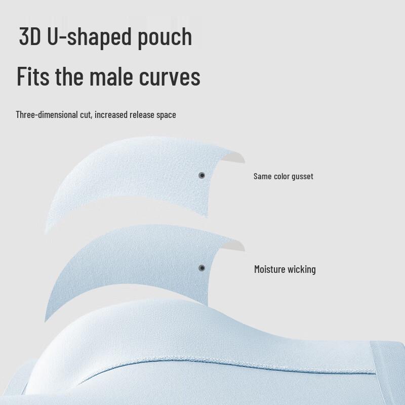 Duoduomian Yu Shi Collection Herren Antibakterielle Baumwoll-Boxershorts