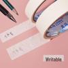 White Crepe Masking Tape: No Residue, Easy to Tear, Writable, Medium Strength Adhesive for Auto Paint & Art.