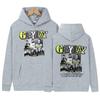 Felpa con cappuccio stampata del tour Suicideboy Gray Day 2024