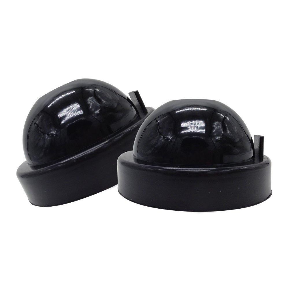 2 Pcs 85Mm Black Rubber Vehicle Off-Road Headlights Housing Seal Cap Dust Covers