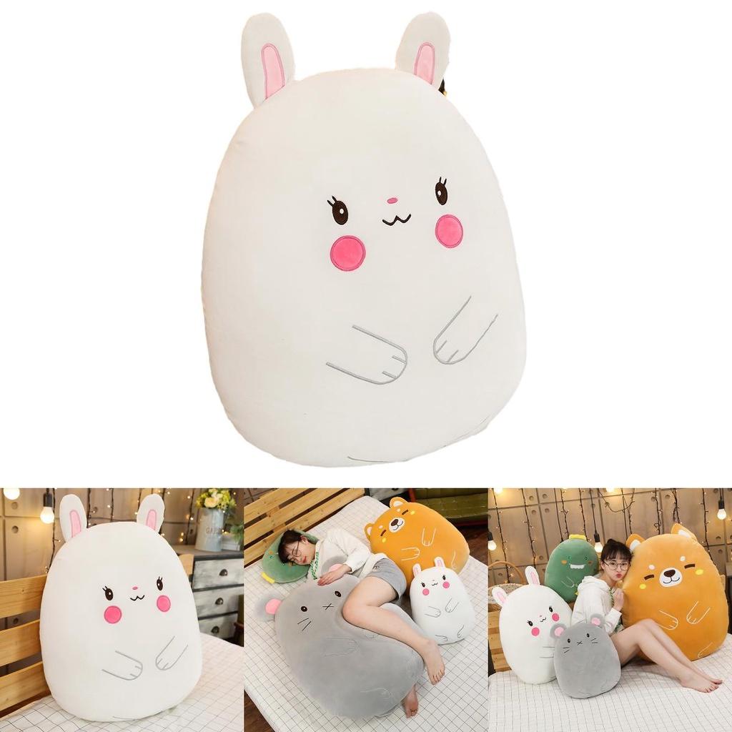 Cute Dinosaur Rabbit Pig Cartoon Animal Plush Toy Pillow For Girls Soft And Cuddly Stuffed Doll