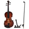 Miniature Violin Model Miniature Instruments Wooden Miniature Violin Model Mini Musical Instrument Model Ornaments With Gift Box