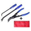 3-Piece Automotive Fastener and Rivet Removal Tool Set: 6-inch & 8-inch Screwdrivers, Pliers for Car Clip and Decorative Opening.