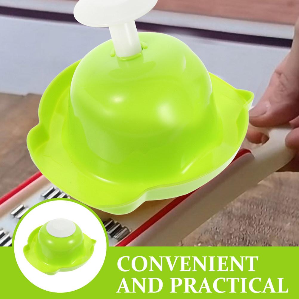 Food Safety Holder Vegetable Cutting Finger Protector Hand Guard Kitchen Tool Vegetable Grater Holder for Stable Safe Cutting