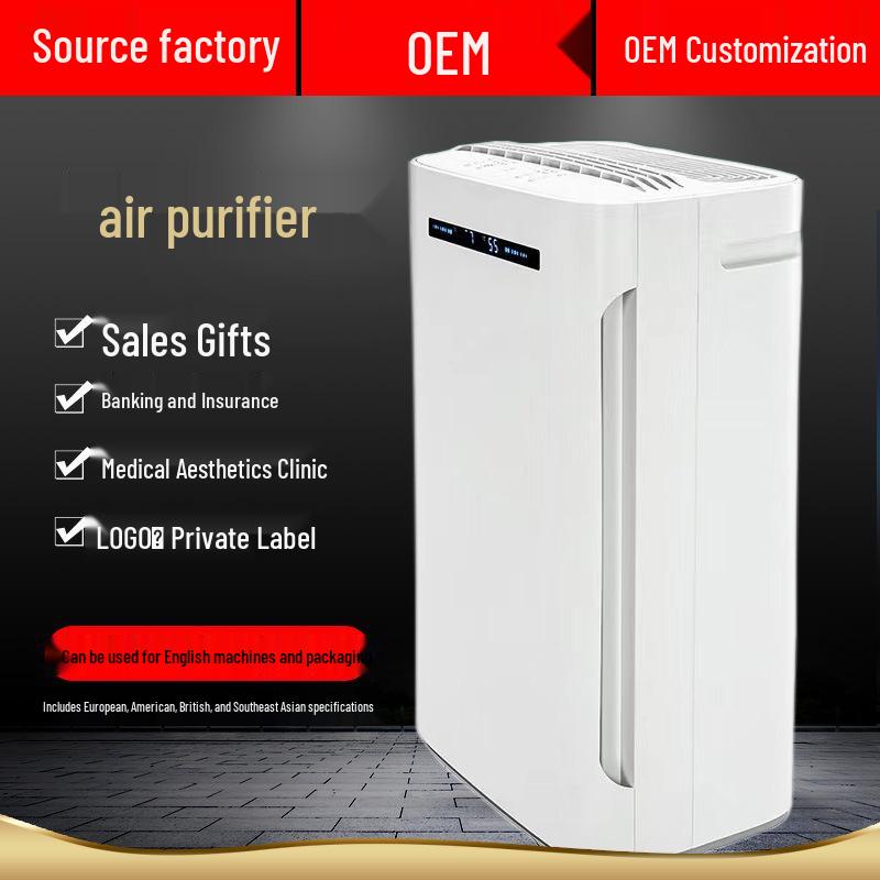 Smart Indoor Air Purifier with Humidification for Office – Eliminates Smog, Smoke, Odors, Bacteria, Allergens, and Releases Negative Ions