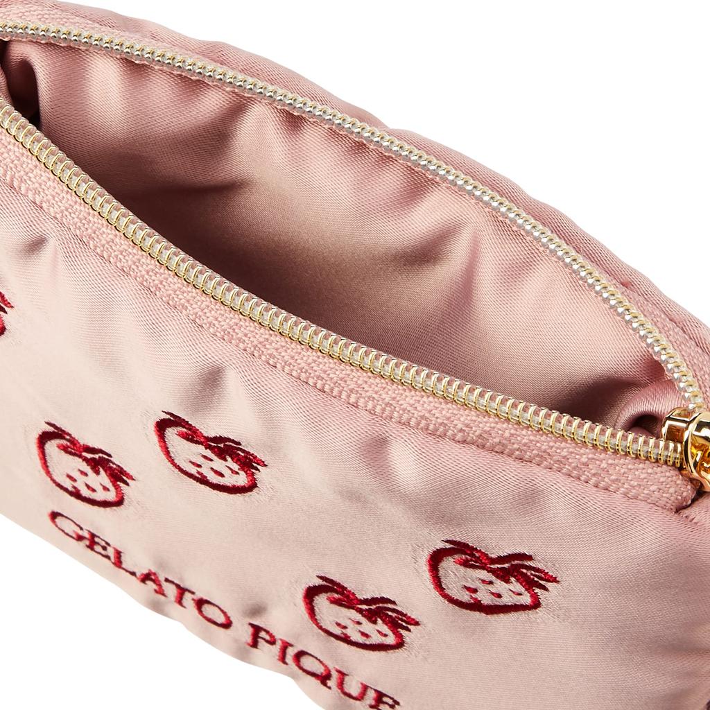 Strawberry Embroidered Tissue Pouch PWGB224626 Pink [Gelato Pique] Women's