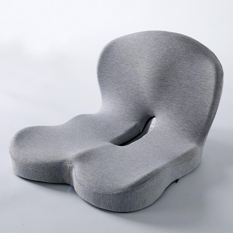 Ergonomic Seat Cushion with Backrest,Soft, Supportive, and Washable Office Chair Pad for Hip and Waist Comfort, Ideal for Long Seat