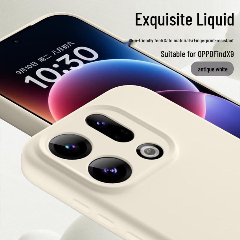 Prémiový tekutý silikonový obal na telefon pro OPPO Find X9/X9 Pro