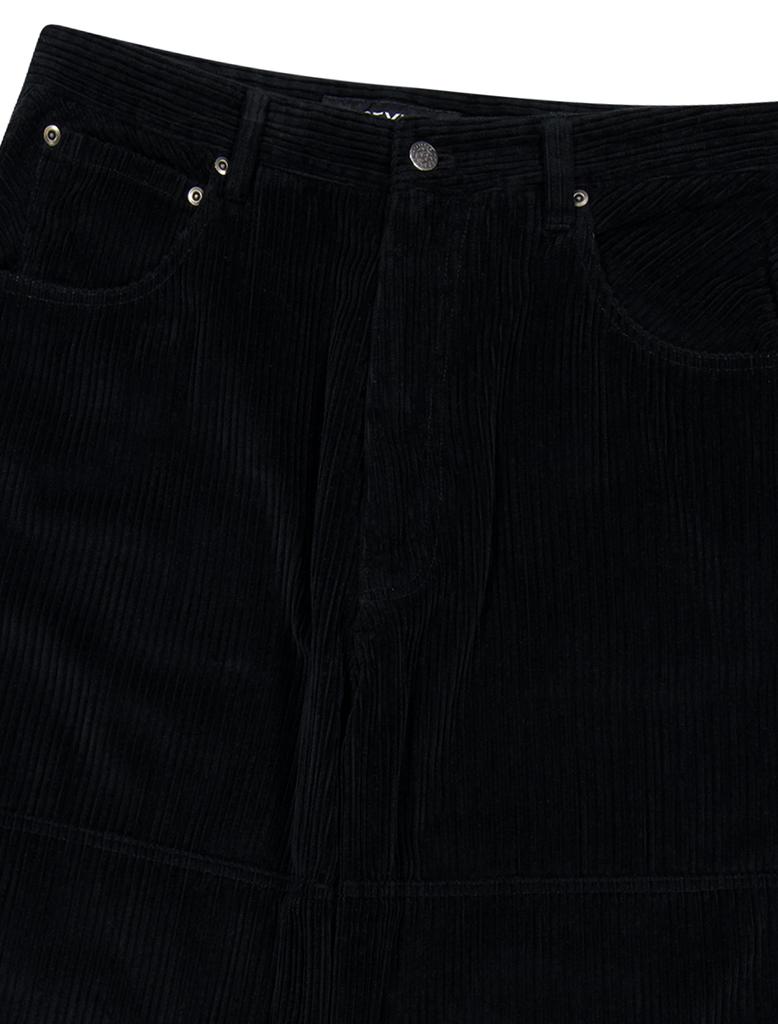 YESEYESEE Double Knee Corduroy Pants Black