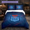 NSW Blues Pattern Microfiber 3Pcs Bedding Set Decor Duvet Cover Set For Bedroom Home Use