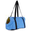 Pet Backpack Portable Travel Pouch Blue Small Breathable Scratch-Resistant Wear-Resistant Easy Fold Comfortable Shoulder Strap