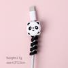 2 Stück USB-Datenkabel-Schutz Cartoon-Tier Ladekabel-Hülle Für USB-Laden