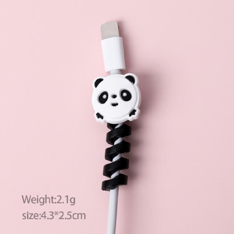 2 Stück USB-Datenkabel-Schutz Cartoon-Tier Ladekabel-Hülle Für USB-Laden